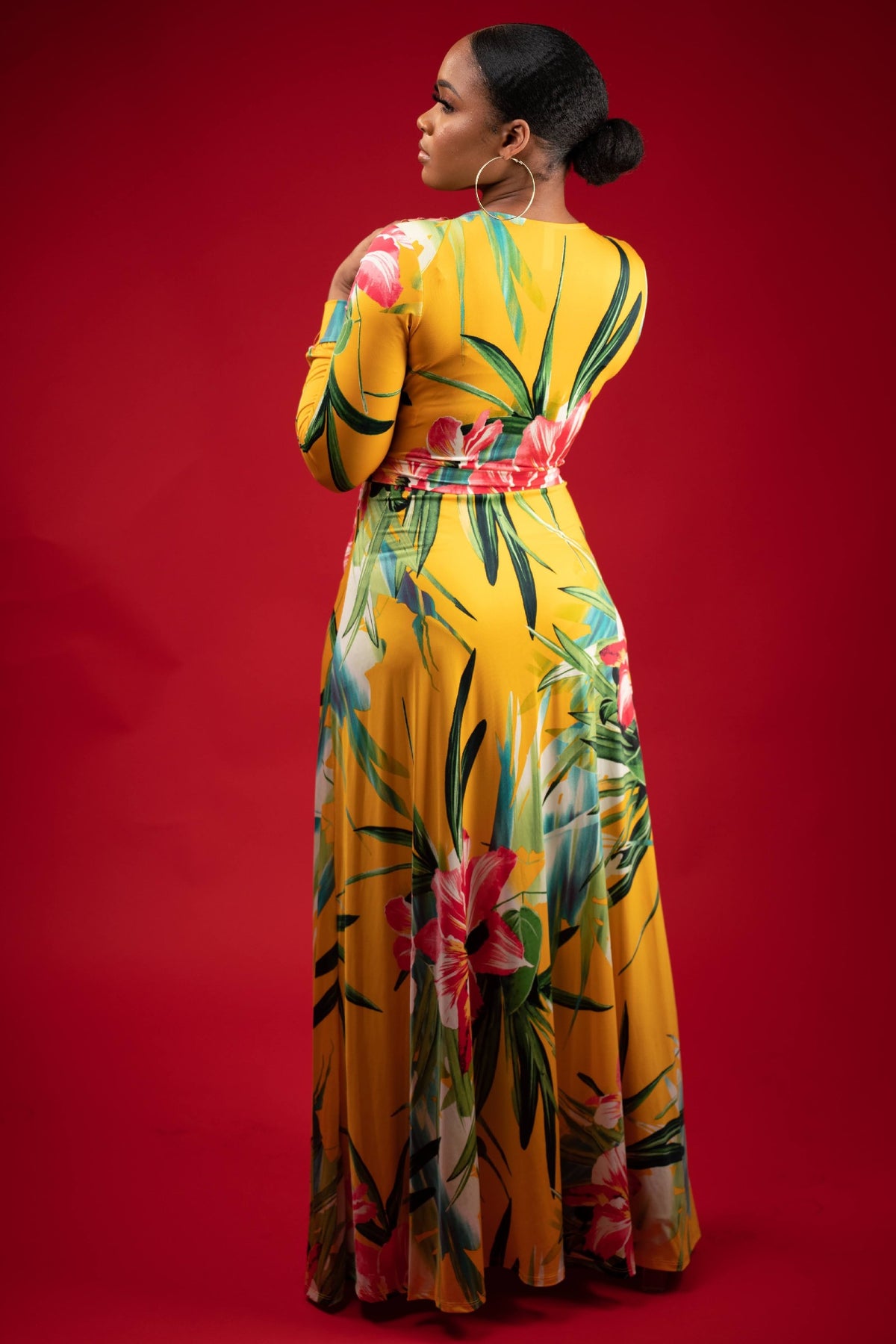 Tropical Garden Maxi Dress - Noli-Fashion